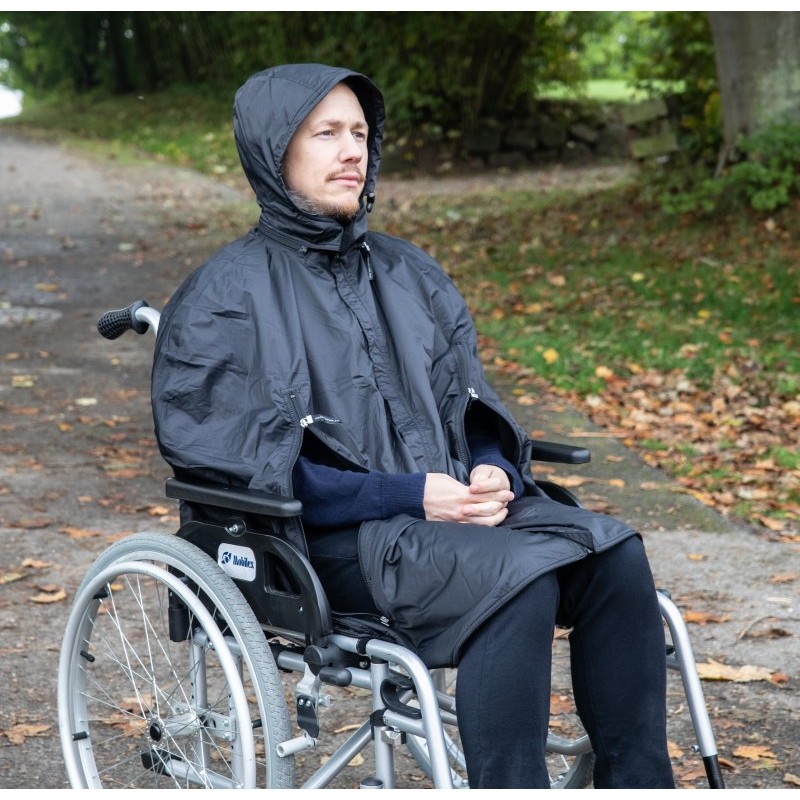 Cape till rullstolsanvändare