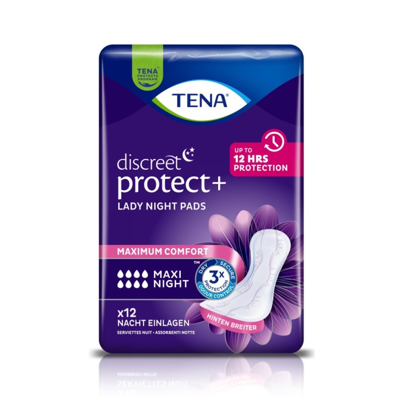TENA Lady Maxi Night, 12 stk.