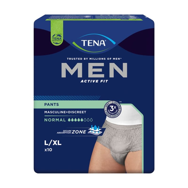 TENA Men Active Fit Pants Normal, 10 st.